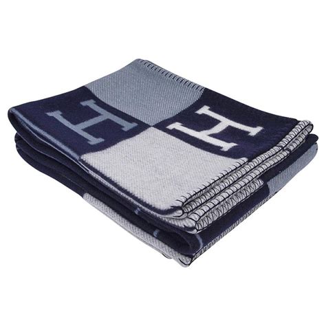 blue and white hermes blanket|hermès avalon blanket.